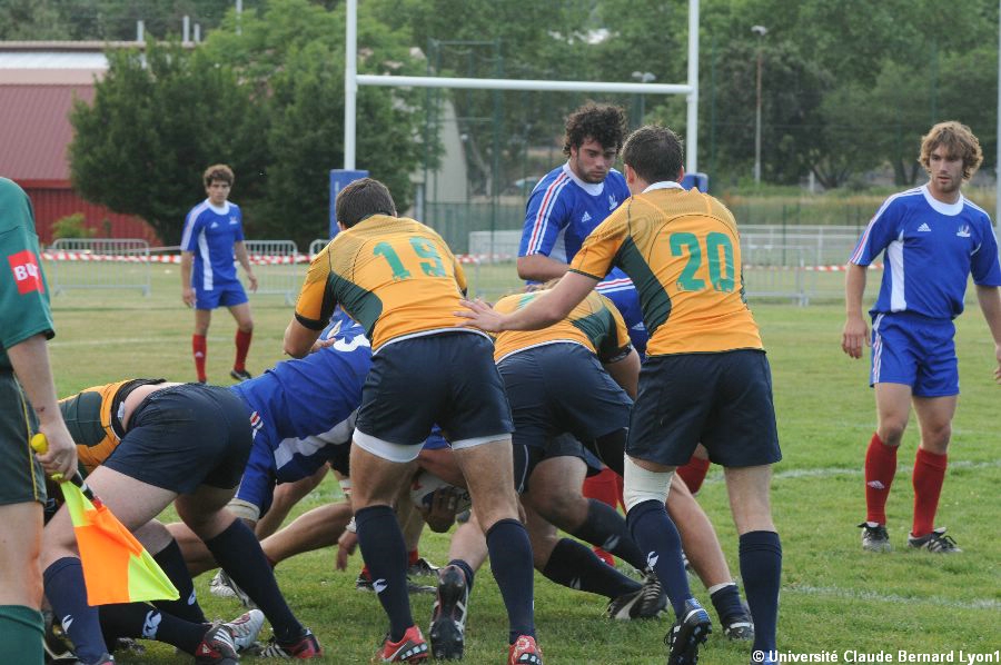Photothèque Lyon 1 - Rencontre France Espagne Rugby   04