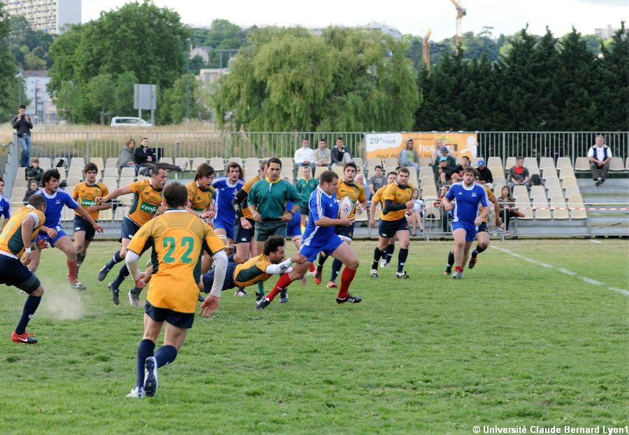 Photothèque Lyon 1 - Rencontre France Espagne Rugby   05