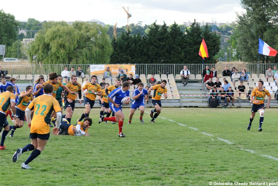 Photothèque Lyon 1 - Rencontre France Espagne Rugby   06