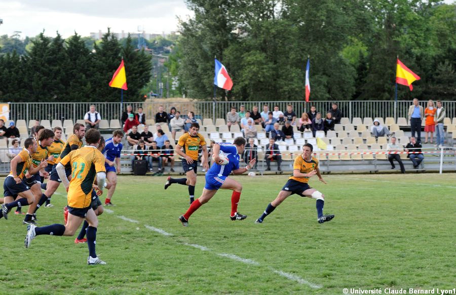 Photothèque Lyon 1 - Rencontre France Espagne Rugby   07