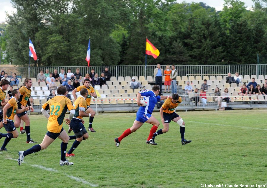 Photothèque Lyon 1 - Rencontre France Espagne Rugby   08