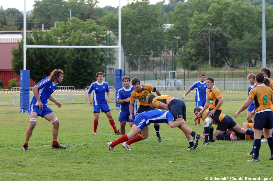 Photothèque Lyon 1 - Rencontre France Espagne Rugby   09