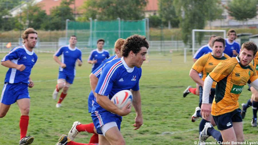 Photothèque Lyon 1 - Rencontre France Espagne Rugby   16