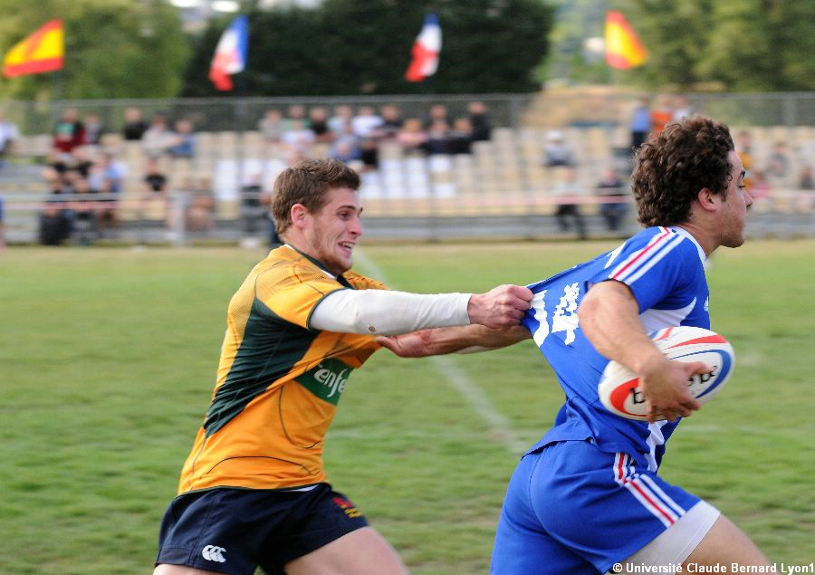Photothèque Lyon 1 - Rencontre France Espagne Rugby   17