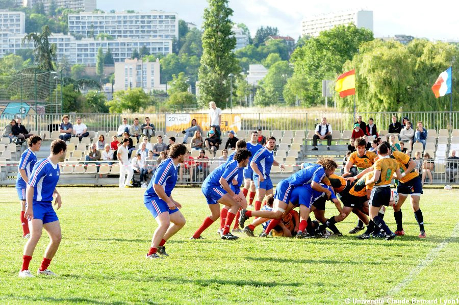 Photothèque Lyon 1 - Rencontre France Espagne Rugby   19