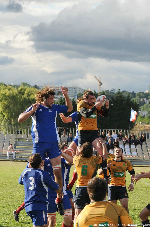 Photothèque Lyon 1 - Rencontre France Espagne Rugby   29