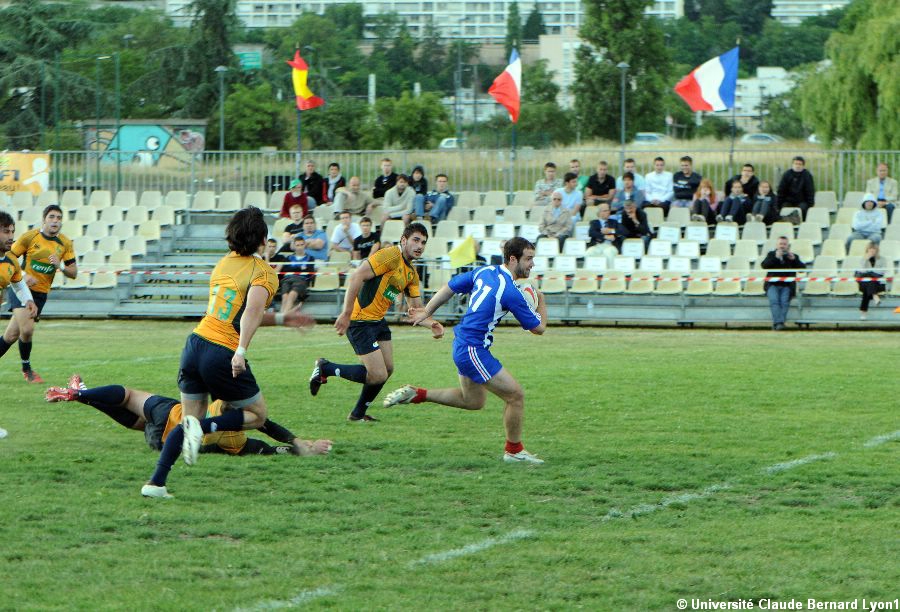 Photothèque Lyon 1 - Rencontre France Espagne Rugby   47