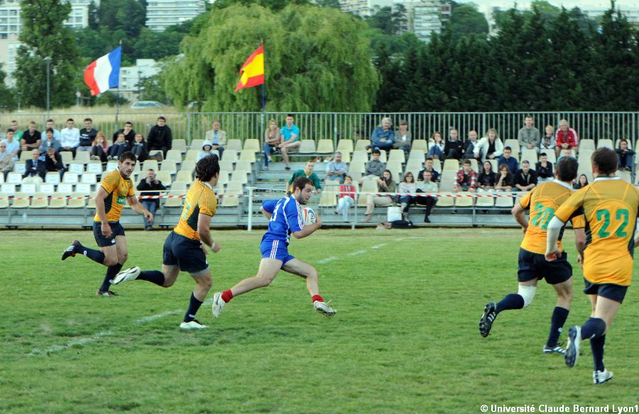 Photothèque Lyon 1 - Rencontre France Espagne Rugby   48