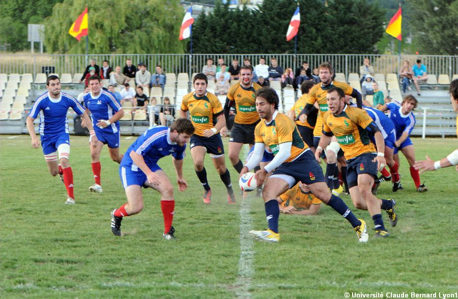 Photothèque Lyon 1 - Rencontre France Espagne Rugby   51