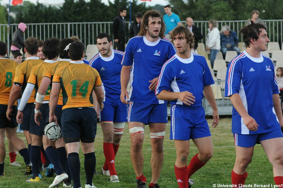 Photothèque Lyon 1 - Rencontre France Espagne Rugby   58
