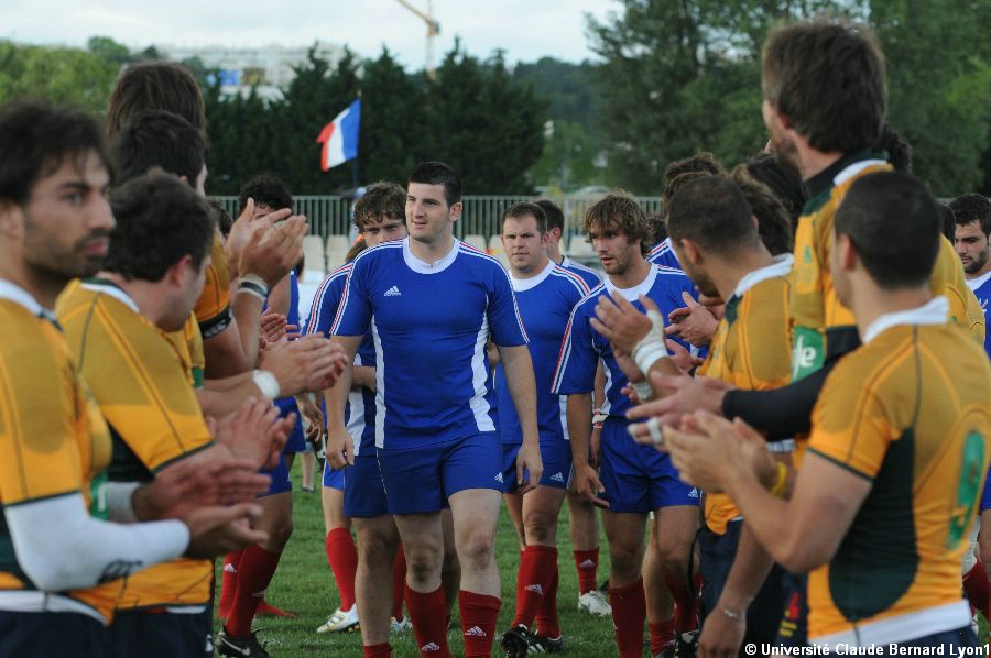 Photothèque Lyon 1 - Rencontre France Espagne Rugby   61