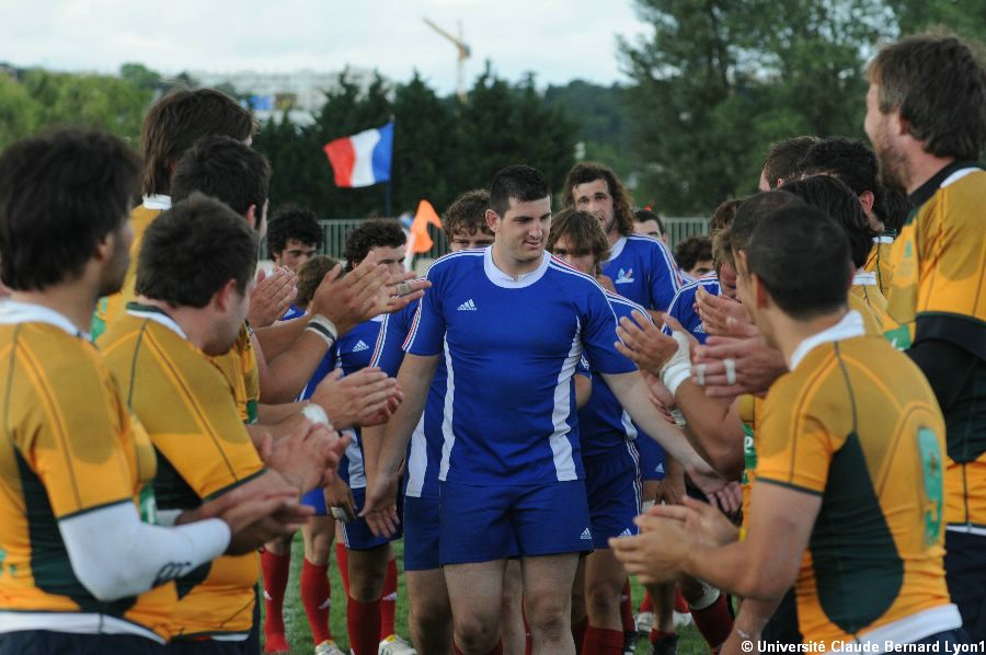 Photothèque Lyon 1 - Rencontre France Espagne Rugby   64