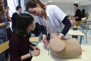 Gestes Médecine sur mannequin Lyon sud  