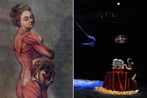Montage fond ancien et spectacle