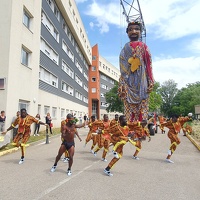 Défilé Géants, villeurbanne, capitale de la culture