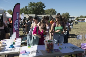 Stands présentation du monde étudiant