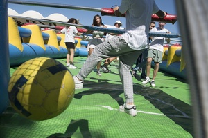 Babyfoot sur le campus de la Doua